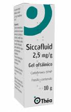 Siccafluid, 2,5 mg/g-10 g x 1 gel oft frasco