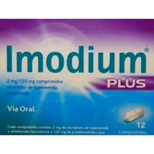 Imodium Plus, 2/125 mg x 12 comprimidos