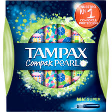 Tampax Compak Pearl Tampao Aplic Supx18