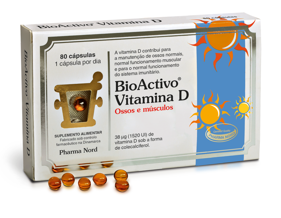 Bioactivo Vitamina D x 80 cápsulas