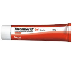 Thrombocid, 15 mg/g x 100 gel bisn