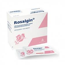 Rosalgin, 500 mg x 20 Po sol vag saqueta