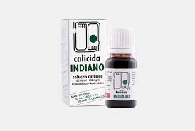 Calicida Indiano, 240/200 mg/ml x 12 sol cut