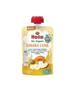 Holle Bio Banana Lama Banana+maca+alperce 100g