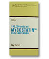 Mycostatin, 100000 UI/mL x 30 susp oral mL