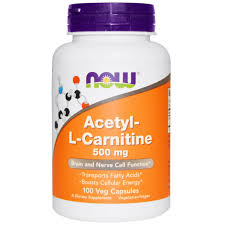 Now Acetyl L Carnitine 500mg 50caps