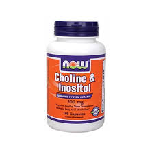 Now Choline Inositol 500mg 100caps