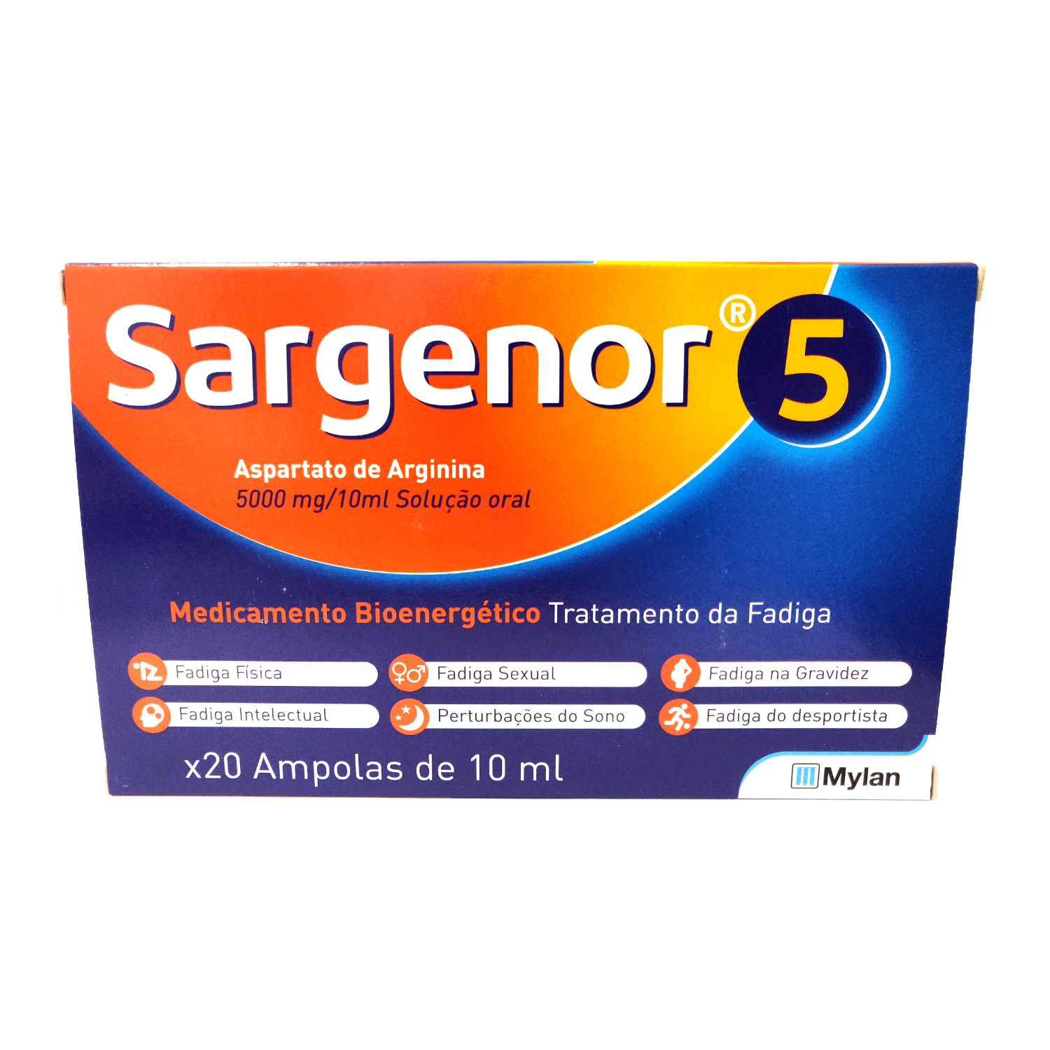 Sargenor 5, 5000 mg/10 mL x 20 ampolas bebíveis