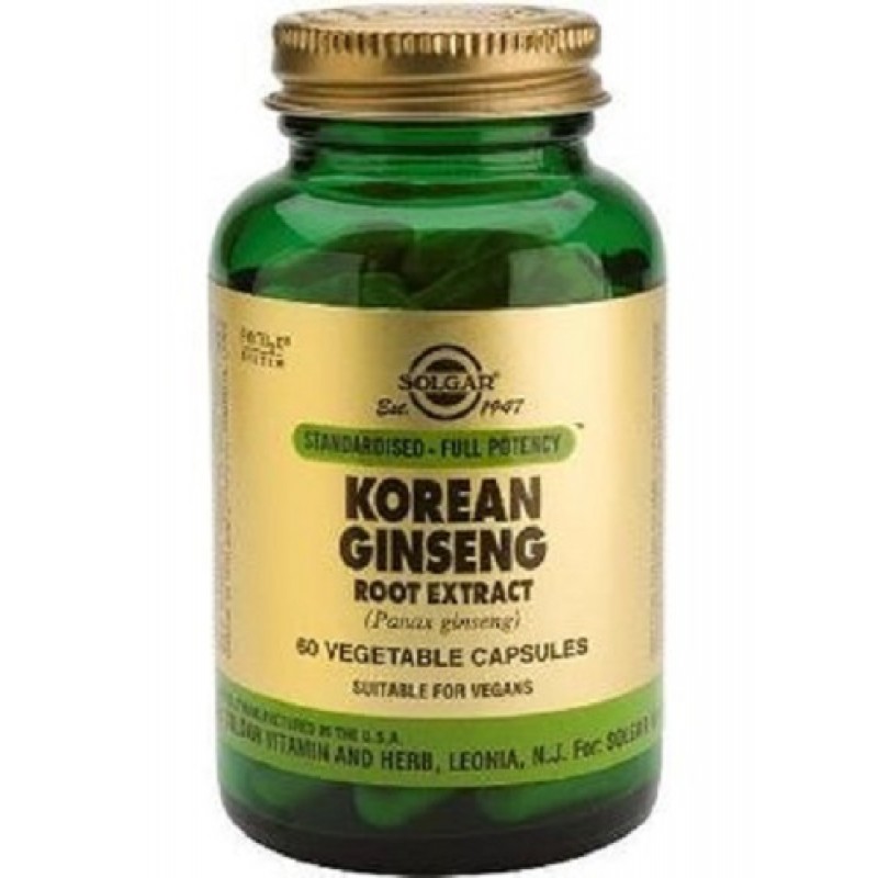 Solgar SPF Korean Ginseng Root 60vcaps