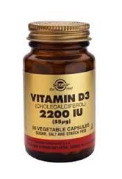 Solgar Vitamina D3 2200UI 100caps