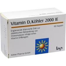 Vitamina D3 Kohler 2000IE