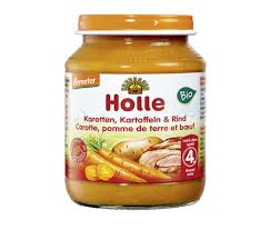 Holle Bio Pure Cenoura Batata Vaca  boiao 4m 190g